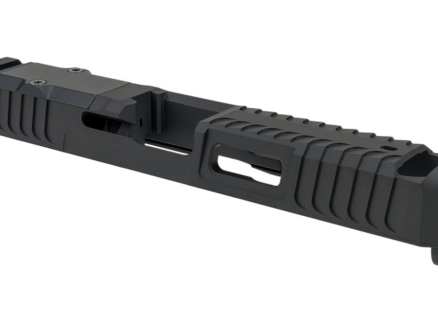 Zaffiri Precision ZPS.B.17.BLK ZPS.IBS Custom Slide Fits Glock 17 Gen 3 Black 17-4 Stainless Steel