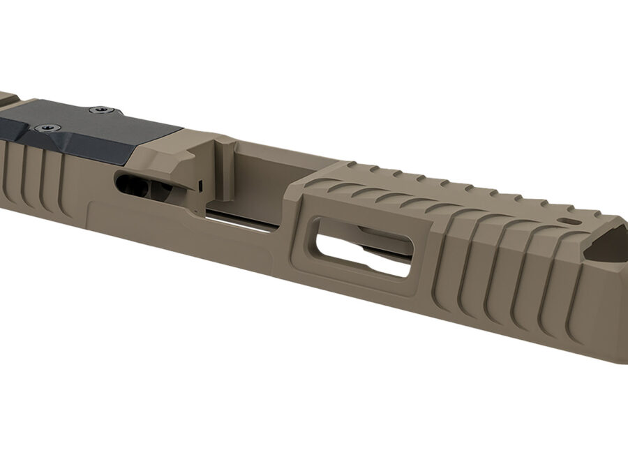 Zaffiri Precision ZPS.B.17.FDE ZPS.IBS Custom Slide Fits Glock 17 Gen 3 Flat Dark Earth 17-4 Stainless Steel