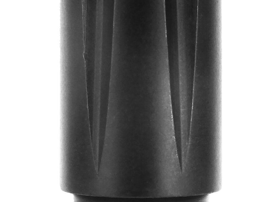 TacFire MZ2020   Black Nitride Steel M14x1 LH Threads 2.30" OAL 0.87" Diameter 7.62x39mm