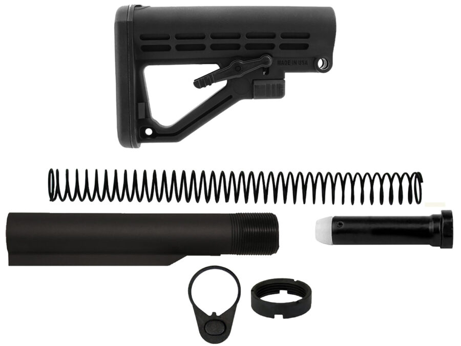 TacFire MAR050B Mil-Spec Buffer Tube  Black Matte AR-15