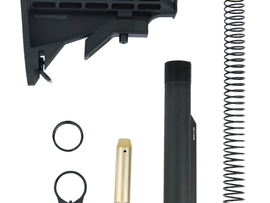 TacFire MAR084 Mil-Spec M4 Stock Kit Black