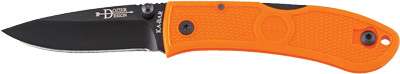 KA-BAR DOZIER HUNTER KNIFE 7.25 OAL 3 IN FOLDER DROP POINT BLADE BLAZE ORANGE G10 GRIPS P/CLIP