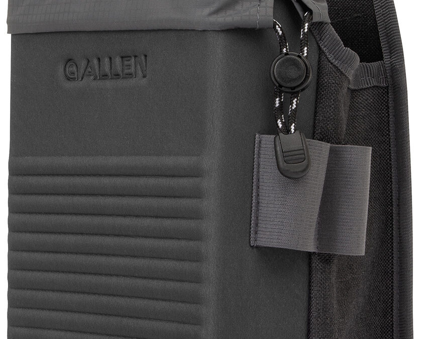 Allen 8334 Competitor Double Compartment Shell Bag Gray Molded EVA 12 Gauge