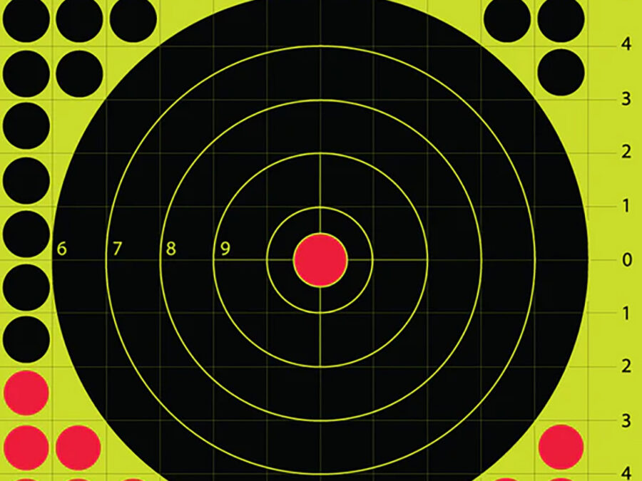 Triumph Systems 090010002 Shot Seeker  Self-Adhesive Black/Yellow/Red Paper 10 Pack