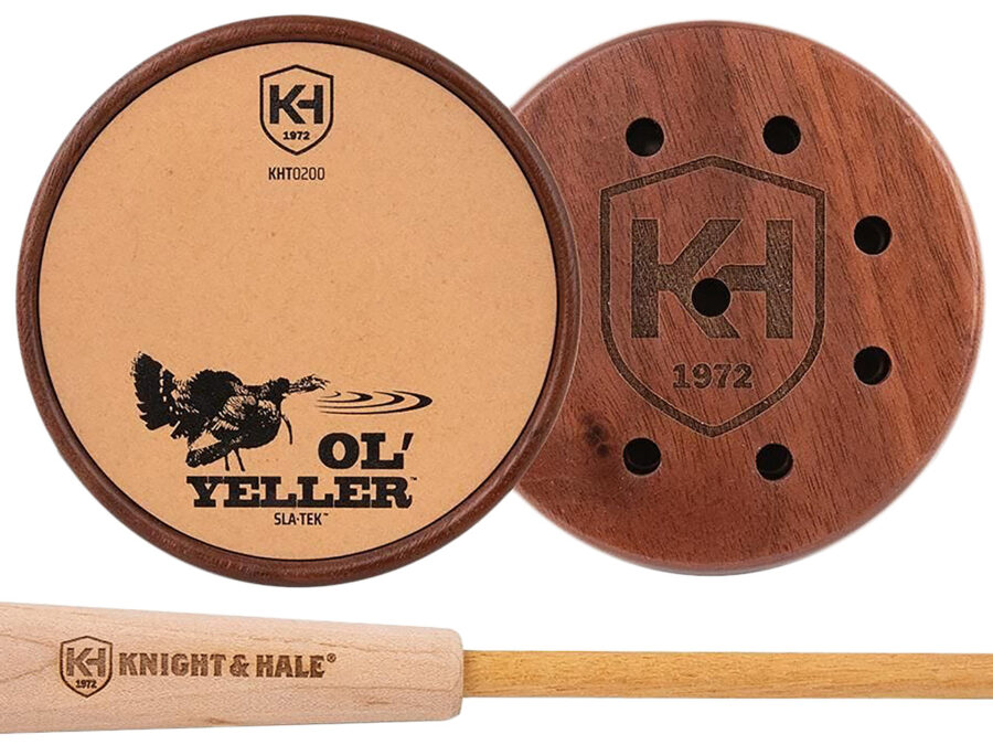 Knight & Hale KHT0200 Ol'Yeller SLA-TEK Pot Call Turkey Sounds Walnut/Yellowheart