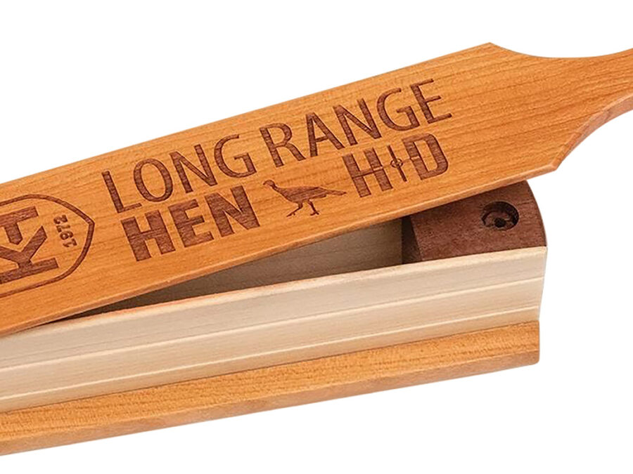 Knight & Hale KHT0207 HD Long Range Hen Box Call Turkey Sounds Cherry/Walnut