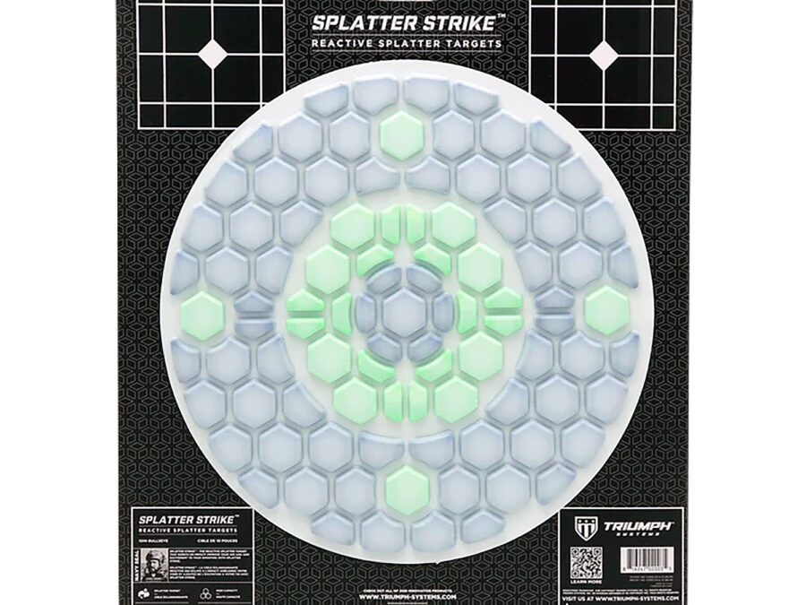 Triumph Systems 031502001 Splatter Strike Reactive Splatter Target Bullseye Hanging Corrugate