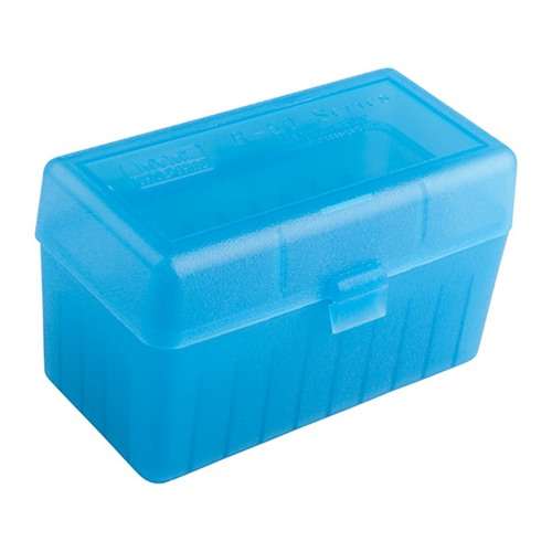 MTM CASE GARD FLIP-TOP BOX CARTRIDGE 375 ULTRA MAG 50RD CLR BLUE ( 24 PER CASE )
