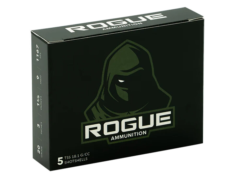 Rogue Ammunition RA-TSS-20-3-158-9 Rogue  20Gauge 3" 1 5/8oz 9Shot 5 Per Box/20 Case