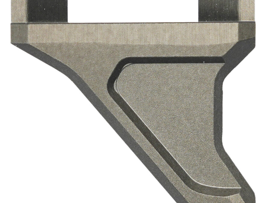 Q LLC ACCQSERTBSSAL Deluxe Q-Sert Barricade Stop Small Silver Anodized Aluminum