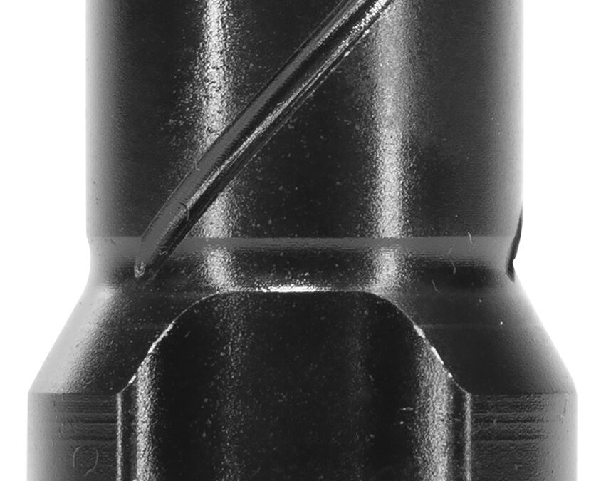 Huxwrx 2291 3-Lug Muzzle Device 9mm Fits 1/2"x28 Black