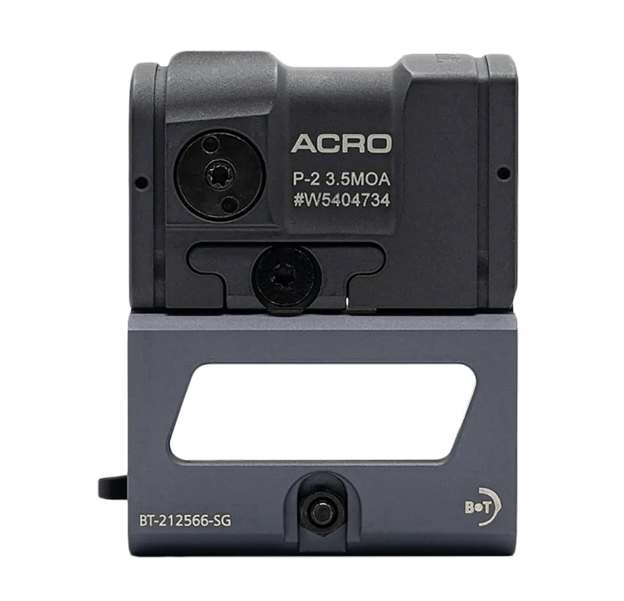 B&T Firearms AP-200871-SG-39-QD Aimpoint ACRO P-2  Gray 1x 3.5 MOA Red Dot Reticle