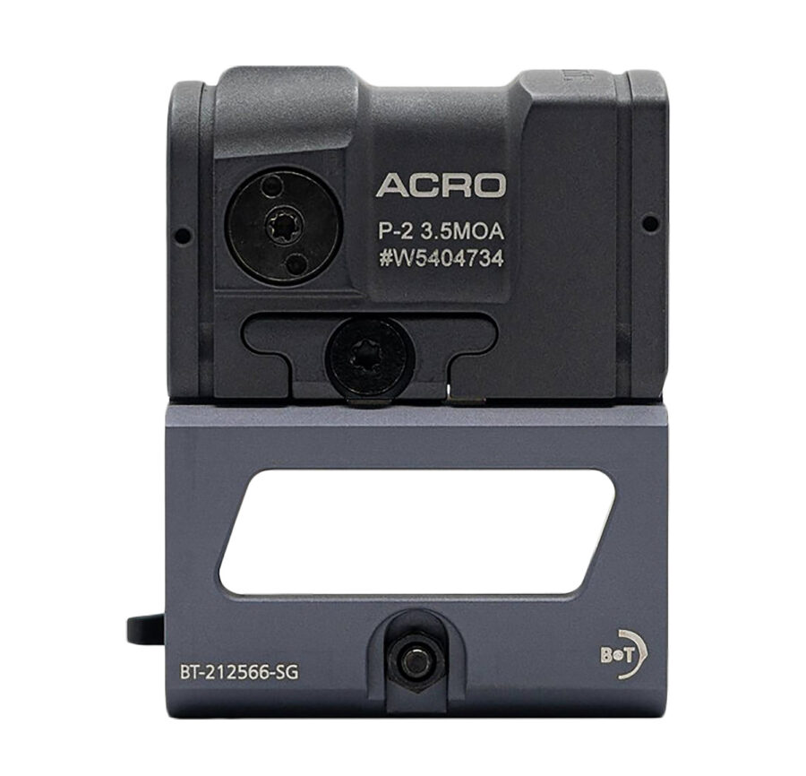 B&T Firearms AP-200871-SG-39-QD Aimpoint ACRO P-2  Gray 1x 3.5 MOA Red Dot Reticle