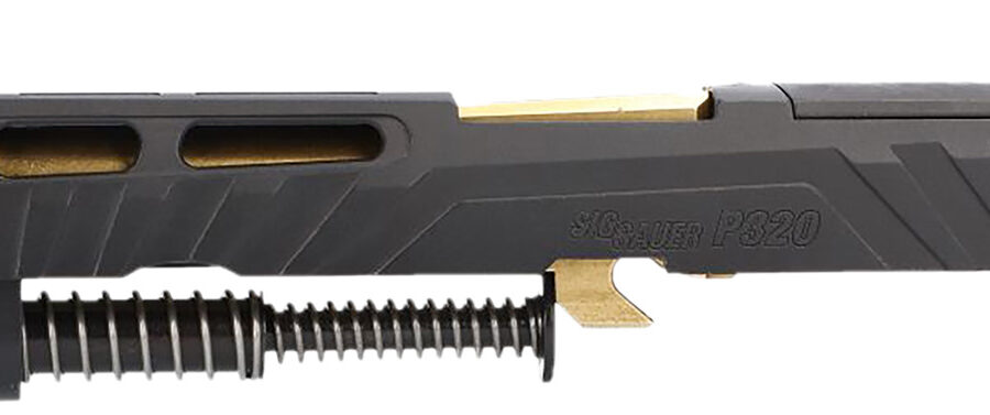 Sig Sauer 8901002 P320  9mm Gold/Black Stainless Steel Optic Ready Slide XRAY3 Sights