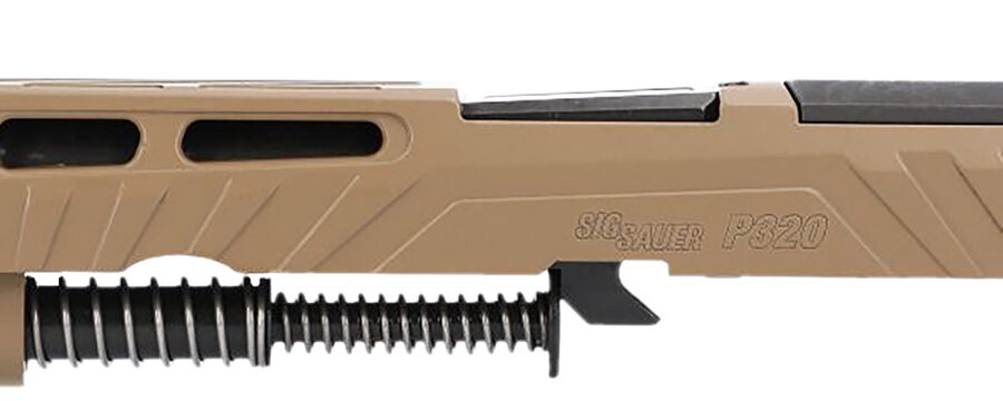 Sig Sauer 8901129 P320  9mm Coyote Brown Stainless Steel Optic Ready Slide XRAY3 Sights