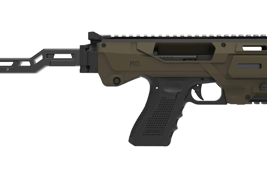 Meta Tactical Llc MX1-PS-GR MX-1 Conversion Kit Fits Glock 3/4/5 OD Green Aluminum Stock