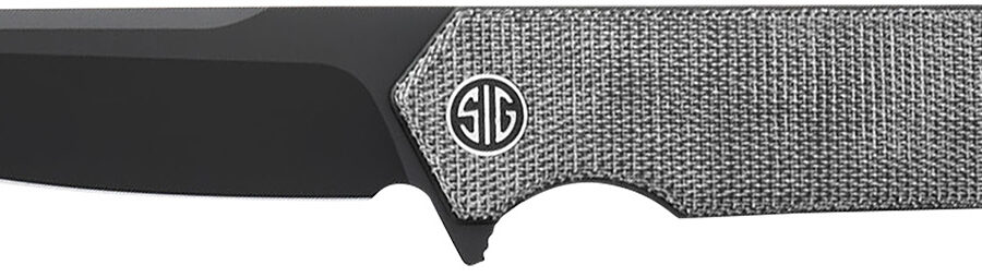 Sig Sauer Knives VA9BB Validus  3.78" Folding Drop Point Plain Black PVD M390 Steel Blade, 4.76" Black Textured G10 Handle