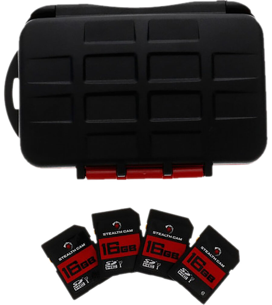 Stealth Cam STCMCSC16GB4PK Memory Card Storage Case