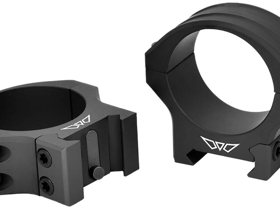Warne 8551M HyperLite  Black Aluminum 30mm Tube Maxima/Weaver/Picatinny