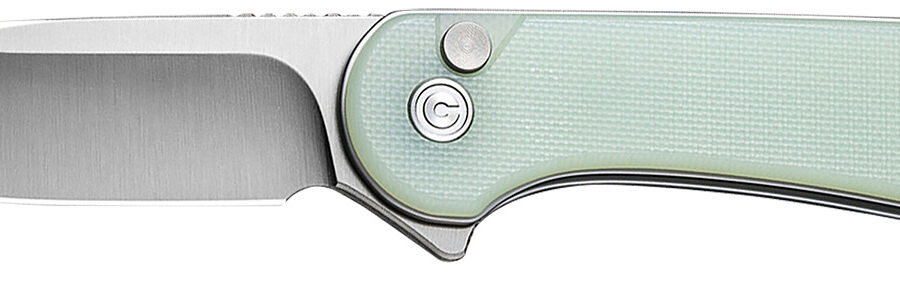 Civivi Knives C18062P-2 Elementum II  EDC 2.96" Folding Drop Point Plain Satin Nitro-V Steel Blade, Natural G10 Handle