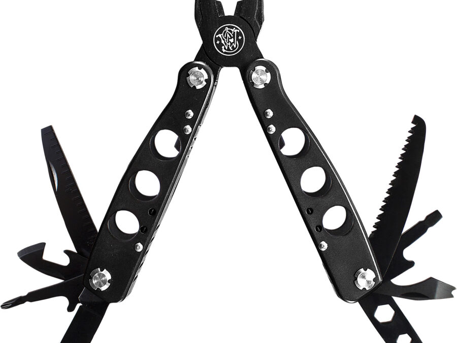 Smith & Wesson Knives SWMT1CP Multi-Tool  Black 6.50" Long Includes Case
