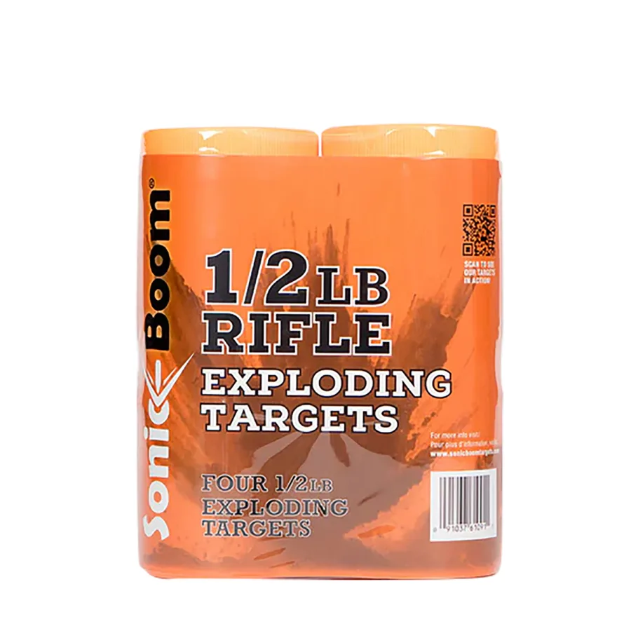 Sonic Boom/jerent SBTHP4P   Rifle Exploding Target 0.50 lb 4 Pack