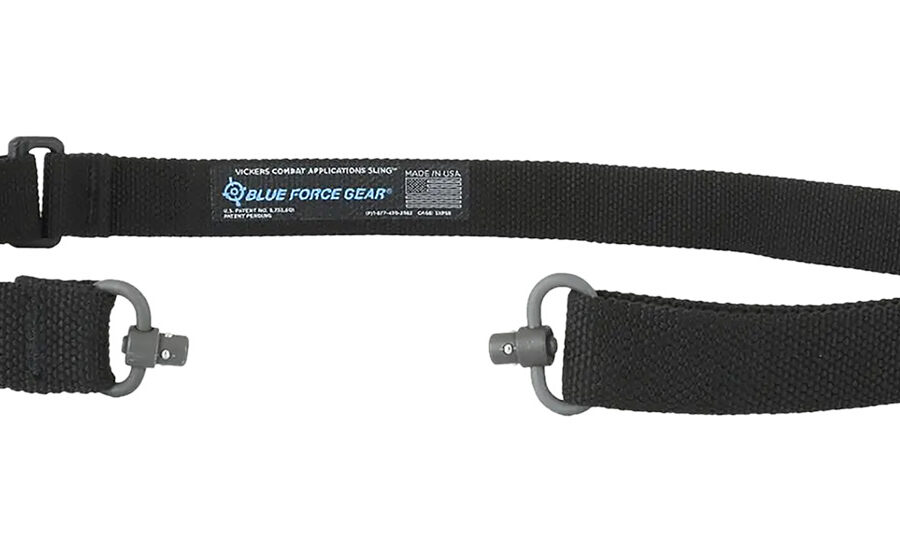Blue Force Gear VCASPB125AABK Vickers Push Button Sling Black Cordura 36"-62" OAL Padded Rifle