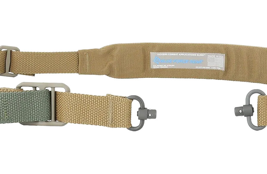 Blue Force Gear VCASPB200AACB Vickers Push Button Sling Coyote Brown Cordura Padded