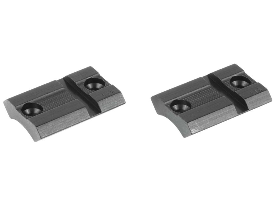 WEAVER DETACHABLE 2/PACK BASE TOP MOUNT # 418M MATTE ( FITS VARIOUS ROUND BARREL INLINES )