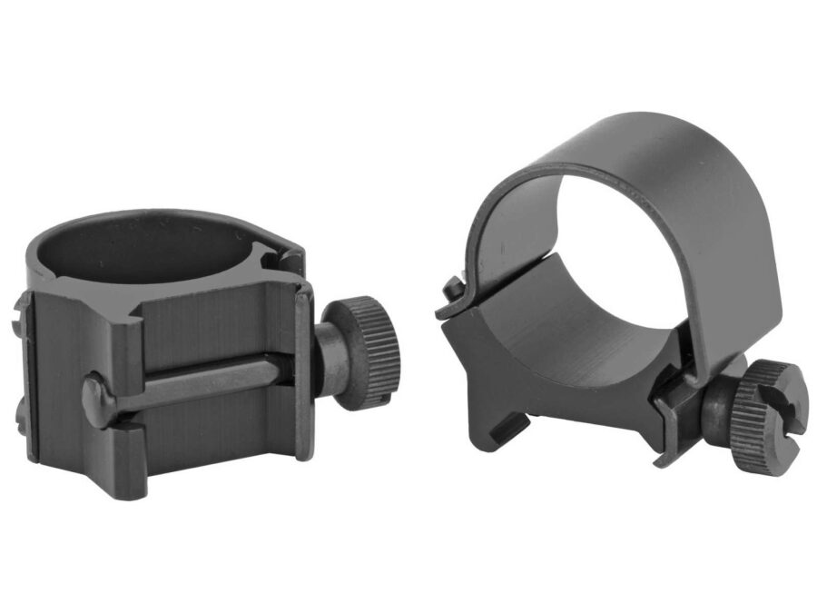 WEAVER DETACHABLE RINGS TOP MOUNT 1 IN MED MATTE ( 12  PER CASE )