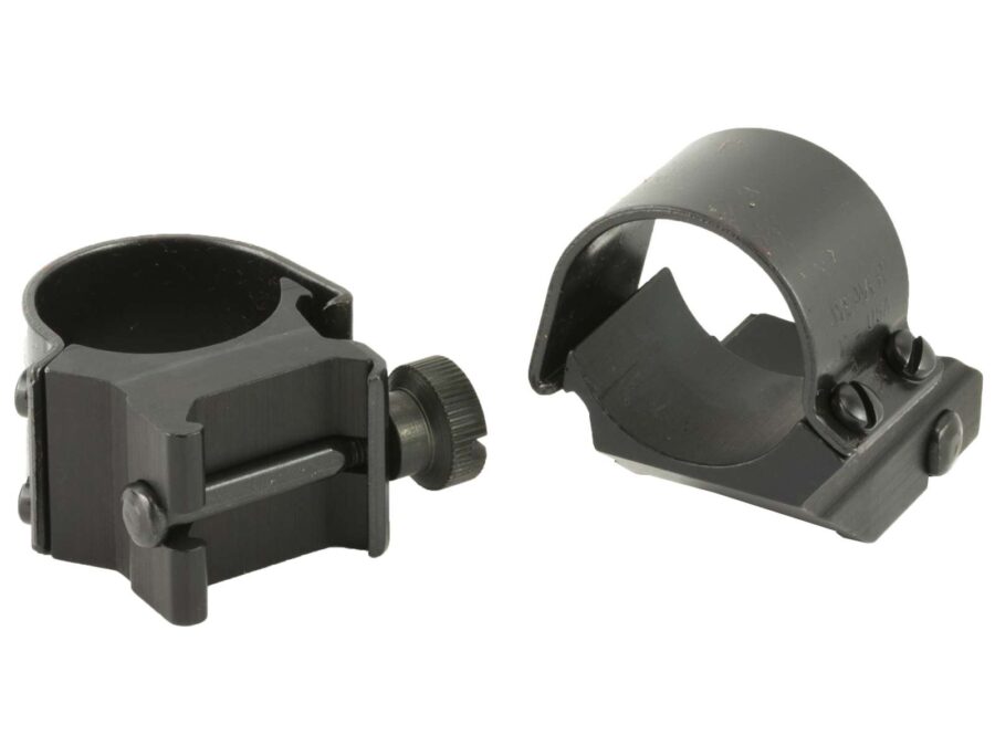 WEAVER DETACHABLE RINGS TOP MOUNT 1 IN HI EXT MATTE ( 12  PER CASE )