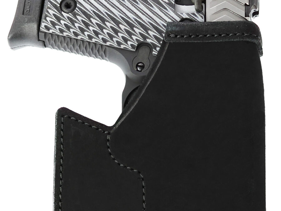 Galco PRO626B Pocket Protector  Black Leather Fits S&W Bodyguard/Charter Arms Undercover Ambidextrous