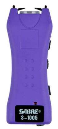 SABRE MINI STUN GUN WITH HOLSTER PURPLE