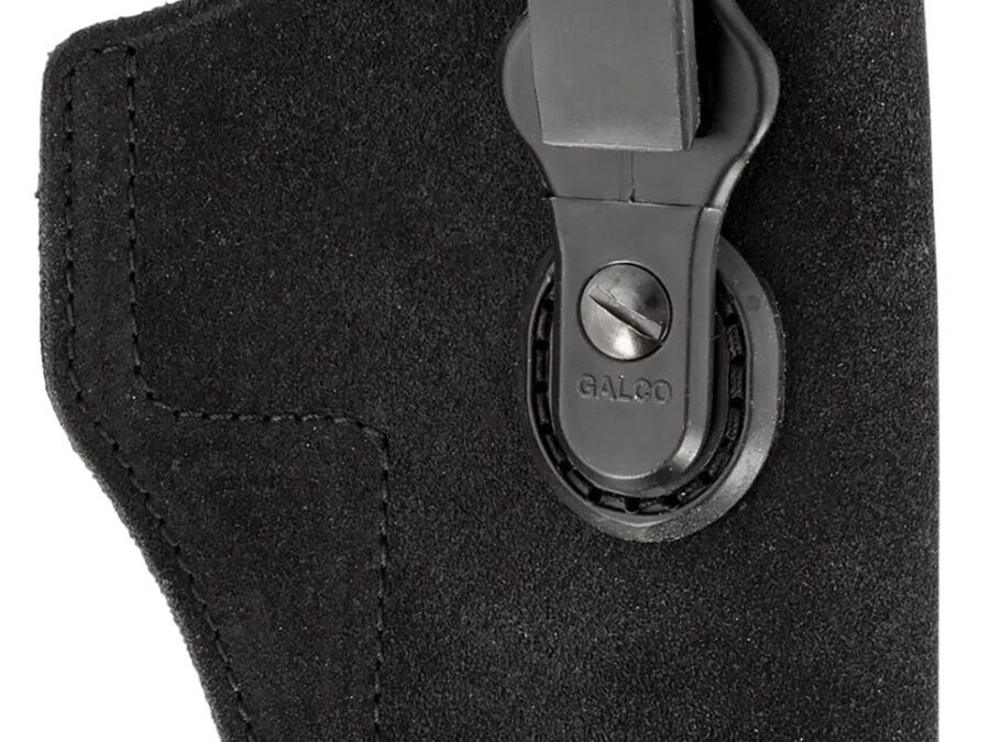 Galco TUC634B Tuck-N-Go 2.0 IWB Black Leather UniClip/Stealth Clip Fits Kimber Solo/S&W M&P Bodyguard w/CT Laser Ambidextrous