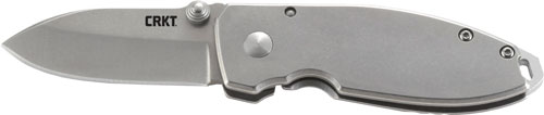 CRKT SQUID 2.1" FINE EDGE - STAINLESS/SILVER BLADE