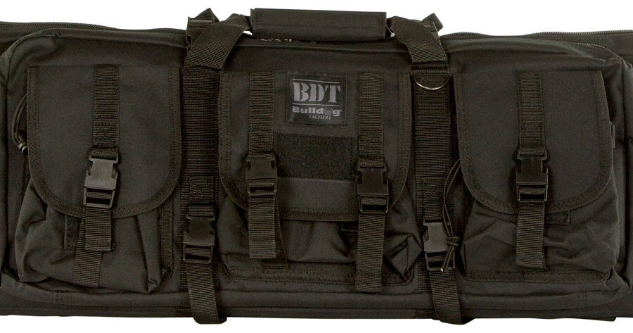 Bulldog BDT4037B BDT Tactical Single 37" Black Nylon, 3 Accessory Pockets, Deluxe Padded Backstraps, Lockable Zippers, Padded Internal Divider