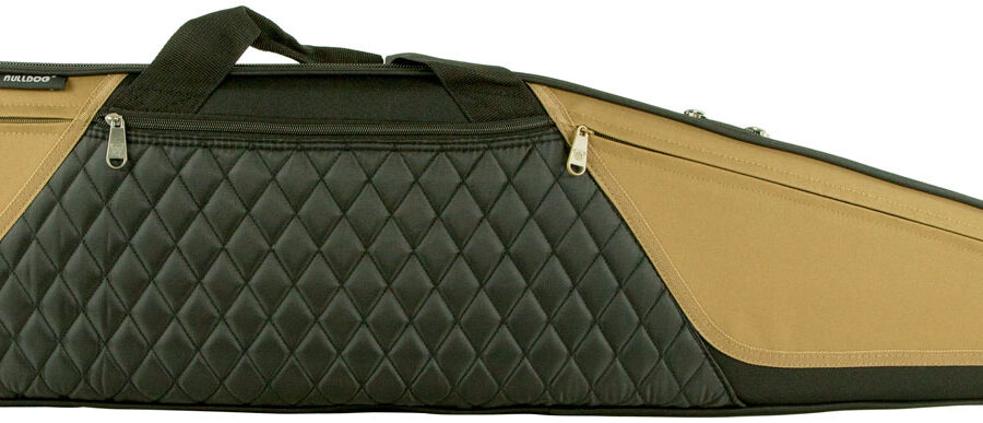 Bulldog BD36044 Elite Rifle Case 44" Black w/Tan Panels Water-Resistant Nylon