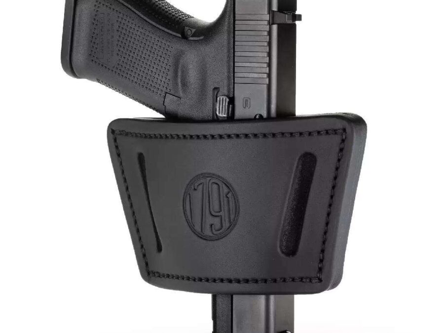 1791 GUNLEATHER UNIVERSAL IWB/OWB HOLSTER LARGE STEALTH BLACK AMBI FITS MID/LARGE FRAMES RAIL/LASERS