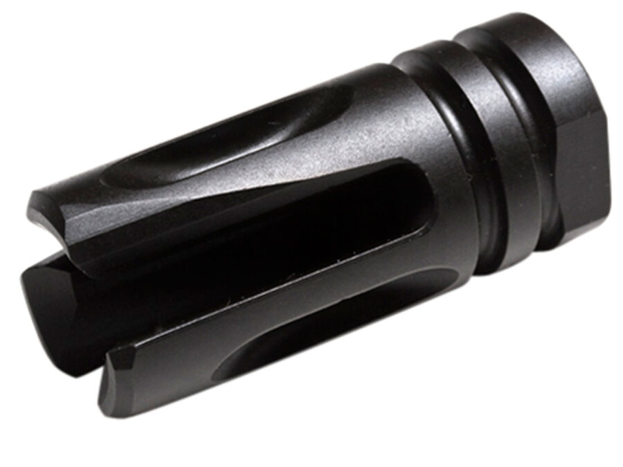 Wilson Combat TRATHG68 Accu-Tac Flash Hider Black Matte Melonite Steel with 5/8"-24 tpi Threads, 1.99" OAL &  .865" Diameter for 30 Cal AR-Platform