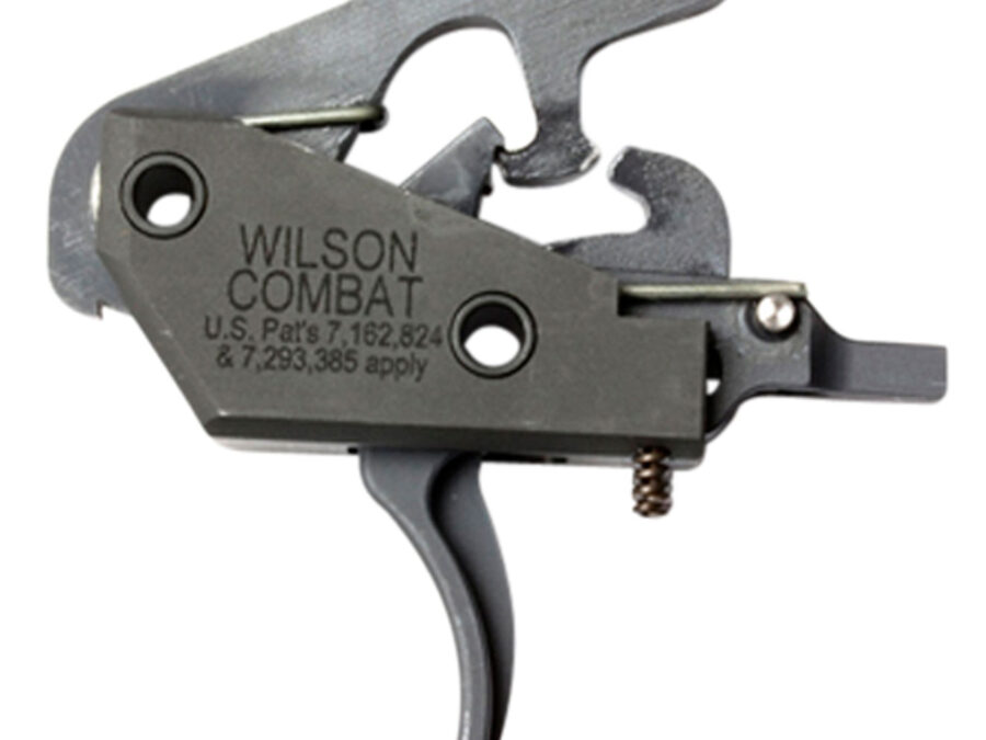 Wilson Combat TRTTU3G Tactical Trigger Unit  3-Gun Drop-in Trigger with 3.50-4 lbs Draw Weight & Black Finish for AR-Platform