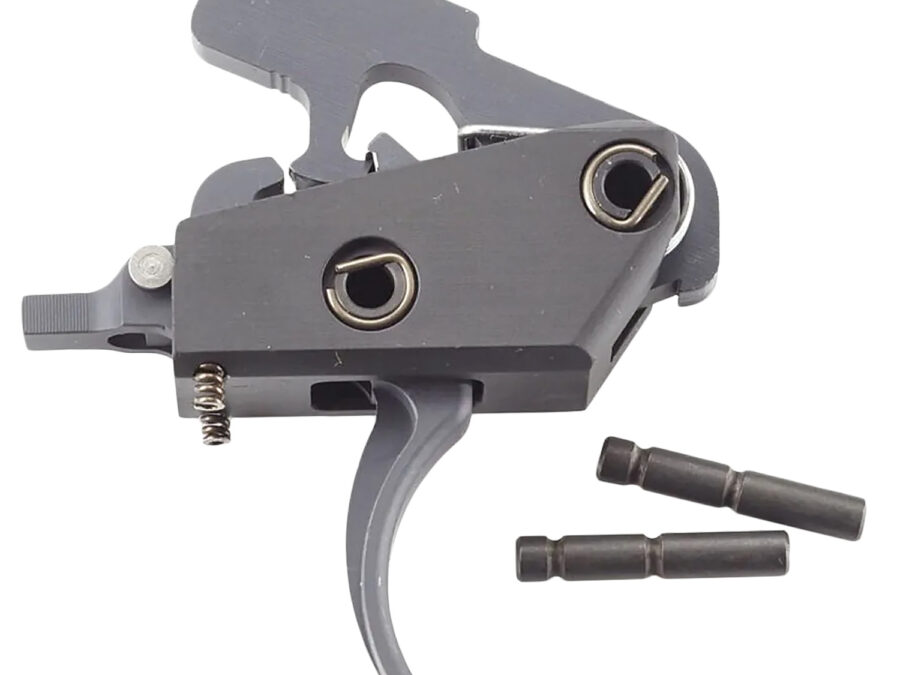 Wilson Combat TRTTUM2 Tactical Trigger Unit Two-Stage Two-Stage Curved Trigger with 4-4.50 lbs Draw Weight for AR-15
