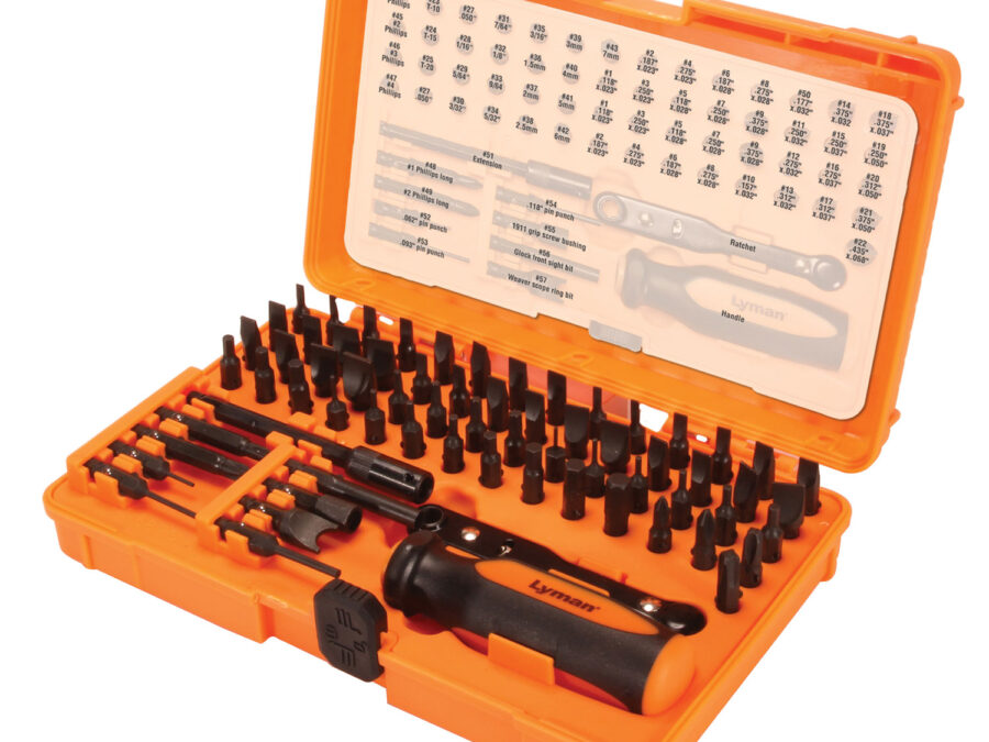 Lyman 7991361 Master Gunsmith Tool Kit Multiple Universal 68 Pieces