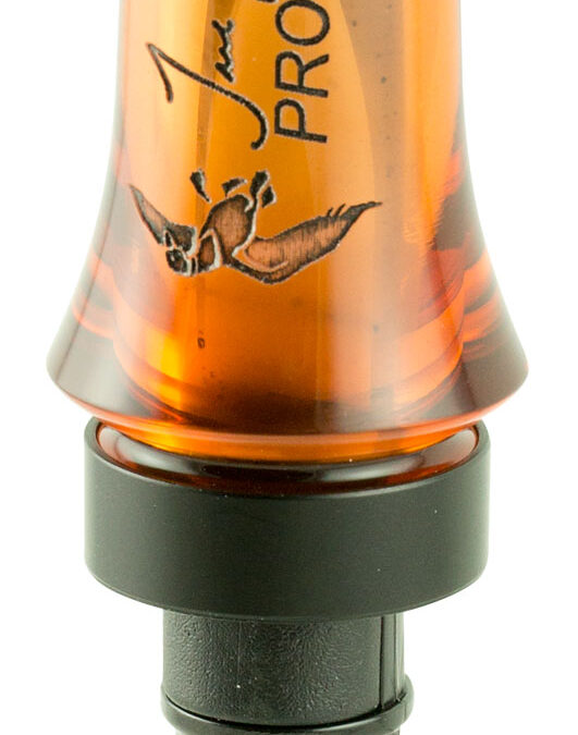 Duck Commander DCPROAO Jase Pro Series  Open Call Double Reed Mallard Hen Sounds Attracts Ducks Orange Acrylic