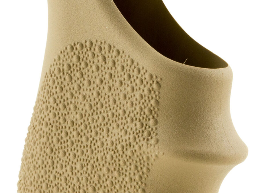 Hogue 18403 HandAll Beavertail Grip Sleeve Textured Flat Dark Earth Rubber for Glock 26, S&W M&P Shield, Ruger LC9