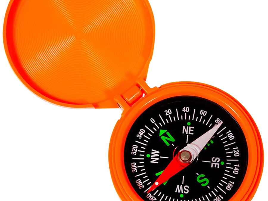 Allen 487 Compass  Orange Pocket