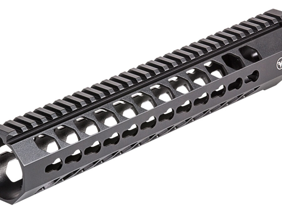 Firefield FF34051 Edge Handguard 12" Keymod Style Made of 6061-T6 Aluminum with Black Matte Finish for AR-15