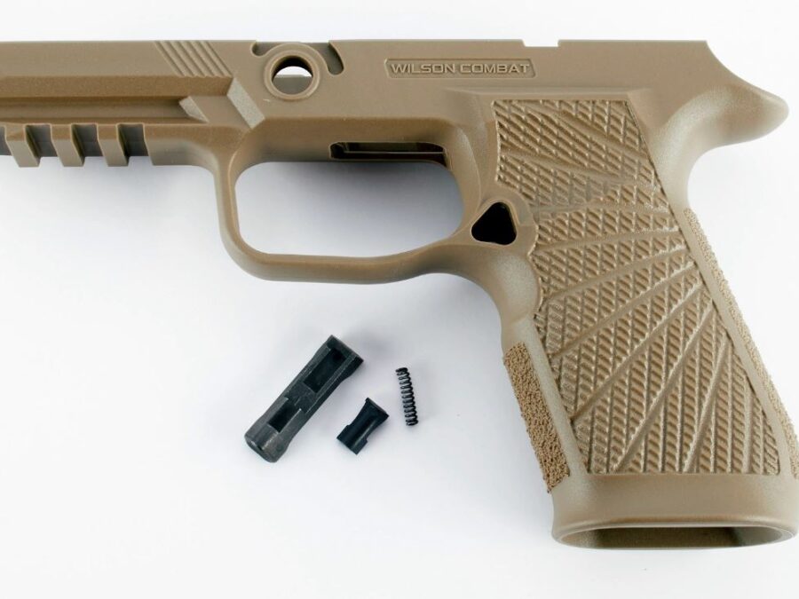 WILSON COMBAT GRIP MOD WCP320 CRRY TAN SFTY