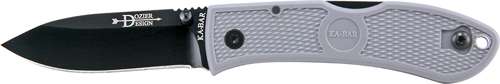 KA-BAR DOZIER HUNTER KNIFE 7.25 OAL 3 IN FOLDER DROP POINT BLADE GRAY G10 GRIPS P/CLIP
