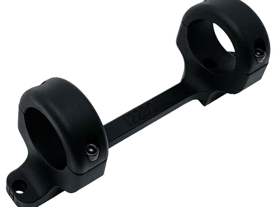 DNZ 12280 Game Reaper-Ruger Scope Mount/Ring Combo Matte Black 1"