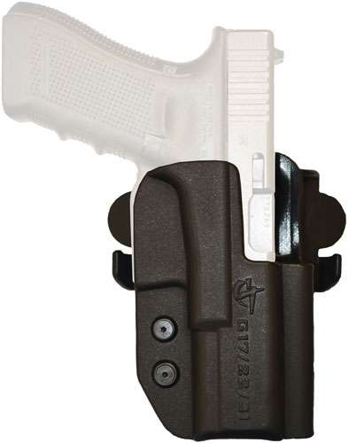 COMP-TAC INTERNATIONAL OWB KYDEX MODULAR MOUNT GLOCK 17 GEN 1-4 RH BLACK